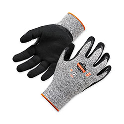 Ergodyne ProFlex 7031 ANSI A3 Nitrile-Coated CR Gloves, Gray, Large, 144 Pairs/Carton