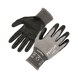 Ergodyne ProFlex 7072 ANSI A7 Nitrile-Coated CR Gloves, Gray, Medium, Pair