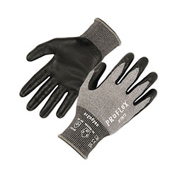 Ergodyne ProFlex 7072 ANSI A7 Nitrile-Coated CR Gloves, Gray, 2X-Large, Pair