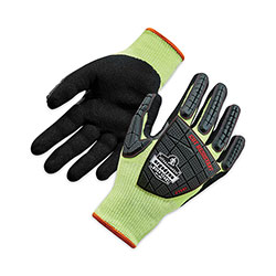 Ergodyne ProFlex 7141 ANSI A4 DIR Nitrile-Coated CR Gloves, Lime, Medium, Pair