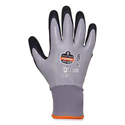 Ergodyne ProFlex 7501 Coated Waterproof Winter Gloves, Gray, Medium, Pair