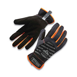 Ergodyne ProFlex 815 QuickCuff Mechanics Gloves, Black, Small, Pair