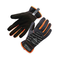 Ergodyne ProFlex 815 QuickCuff Mechanics Gloves, Black, Large, Pair