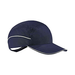 Ergodyne Skullerz 8955 Lightweight Bump Cap Hat, Long Brim, Navy