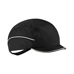 Ergodyne Skullerz 8955 Lightweight Bump Cap Hat, Micro Brom, Black
