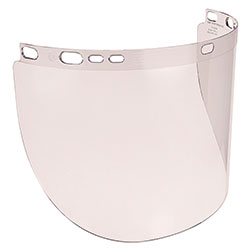 Ergodyne Skullerz 8998 Anti-Scratch/Anti-Fog Face Shield Replacement for Full Brim Hard Hat, Clear Lens