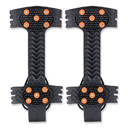 Ergodyne Trex 6310 Adjustable Slip-On Ice Cleats, Medium, Black, Pair