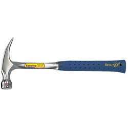 Estwing Ripping Claw Hammer, Steel Head, Straight Nylon/Steel Handle, 13 in, 16 oz Head