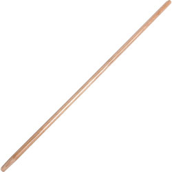 Ettore Products Floor Squeegee Wooden Pole Handle, 54 in Length, 1 in Diameter, Natural, Wood, 6/Carton