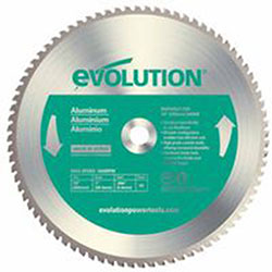 Evolution TCT Metal-Cutting Blade, 14 in, 1 in Arbor, 1600 rpm, 80 Teeth