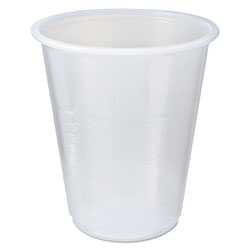 Fabri-Kal RK Crisscross Cold Drink Cups, 3 oz, Clear, 100 Bag, 25 Bags/Carton
