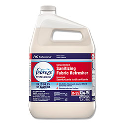 Febreze Professional Sanitizing Fabric Refresher, Light Scent, 1 gal Bottle, Concentrate