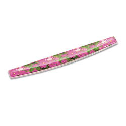 Fellowes Photo Gel Keyboard Wrist Rest with Microban Protection, 18.56 x 2.31, Pink Flowers Design