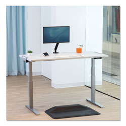 Fellowes Levado Laminate Table Top, 48 in x 24 in, Gray