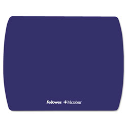 Fellowes Ultra Thin Mouse Pad with Microban Protection, 9 x 7, Sapphire Blue