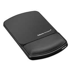 Fellowes Mouse Pad with Wrist Support with Microban Protection, 6.75 x 10.12, Graphite