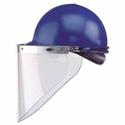 Fibre-Metal High Performance Faceshield Hat Adpaters, Cap Style, Aluminum, For P2/E2