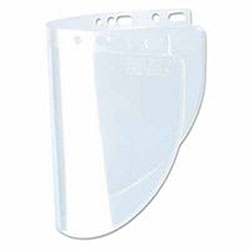 Fibre-Metal High Performance® Faceshield Window, Uncoated, Clear, Extended View, 19 in L x 9-3/4 in H