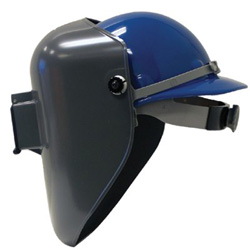 Fibre-Metal Tigerhood™ Classic Protective Cap Welding Helmet Shell, #10, 2 in x 4-1/4 in, Gray