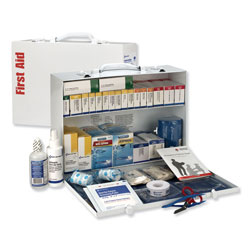 First Aid Only ANSI 2015 Class B+ Type I and II Industrial First Aid Kit for 75 People, 446 Pieces, Metal Case