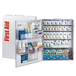 First Aid Only ANSI 2015 SmartCompliance General Business First Aid Kit for 150 People, 925 Pieces, Metal Case