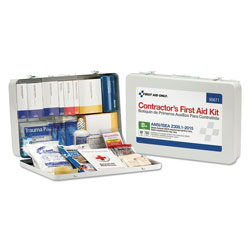 First Aid Only Contractor ANSI Class B First Aid Kit for 50 People, 254 Pieces, Metal Case