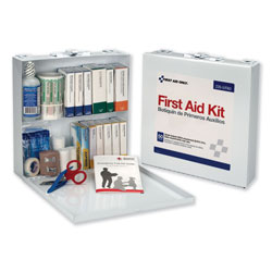 First Aid Only First Aid Station for 50 People, 196 Pieces, OSHA Compliant, Metal Case