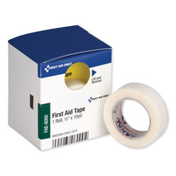 First Aid Only First Aid Tape, Acrylic, 0.5 in x 10 yds, White