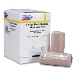 First Aid Only Reusable Elastic Bandage Wrap, 4 in x 15 ft, 9/Box