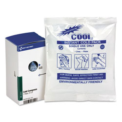First Aid Only SmartCompliance Instant Cold Compress, 5 x 4