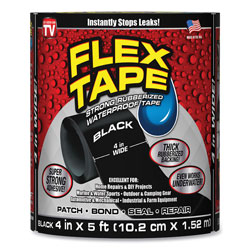 Flex Seal General Purpose Repair Tape, 4 in x 1.67 yds, Black