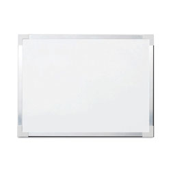 Flipside Framed Dry Erase Board, 48 x 36, White, Silver Aluminum Frame