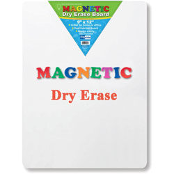 Flipside Magnetic Dry Erase Board, 9 in x 12 in, White