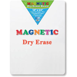 Flipside Magnetic Dry Erase Board, 18 in x 24 in, White