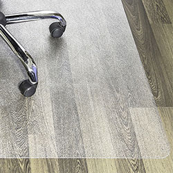 Floortex Advantagemat Plus Chairmat - Hard Floor - 48 in Length x 36 in Width - Rectangle - Clear