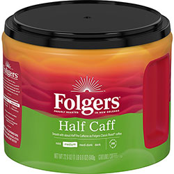 Folgers 1/2 Caff Coffee - Medium - 22.6 oz