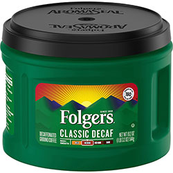 Folgers Classic Decaffeinated Coffee - Medium - 19.2 oz - 1 Each