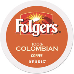 Folgers K-Cup 100% Colombian Coffee - Medium - 24 / Box