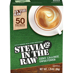 Folgers Stevia in The Raw Sweetener - Packet - 0 lb (0 oz) - Stevia Flavor - Artificial Sweetener - 12/Carton