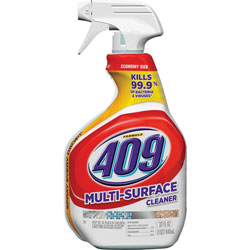 Formula 409 Multi-Suface Cleaner Spray, Spray, 32 fl oz (1 quart), Fresh Clean Scent, 9/Carton, White, Red