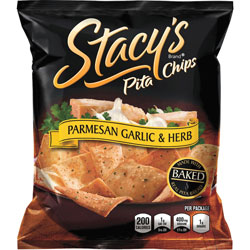 Frito Lay Pita Chips, Parm Garlic/Herb, 5-1/4 inx1-1/2 inx6-3/4 in, 24/BX