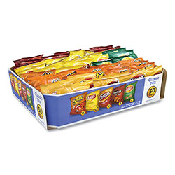 Frito Lay Potato Chips Bags Variety Pack, Assorted Flavors, 1 oz Bag, 50 Bags/Carton