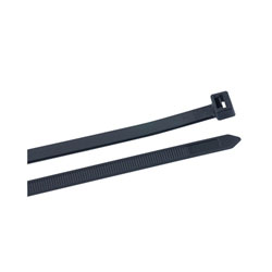 Gardner Bender Heavy-Duty Cable Ties, 175 lb Tensile Strength, 48 in, UV Black, 50/Bag