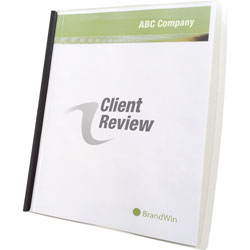 GBC® Slide n Bind Report Cover, Clear, Pack of 10