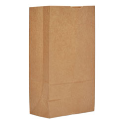 GEN Grocery Paper Bags, 50 lbs Capacity, #12, 7 inw x 4.38 ind x 13.75 inh, Kraft, 500 Bags
