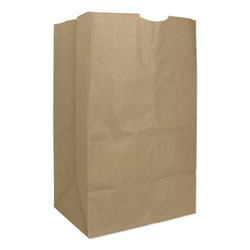 GEN Grocery Paper Bags, 50 lbs Capacity, #20 Squat, 8.25 inw x 5.94 ind x 13.38 inh, Kraft, 500 Bags