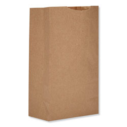 GEN Grocery Paper Bags, 52 lb Capacity, #2, 4.06 in x 2.68 in x 8.12 in, Kraft, 250 Bags/Bundle, 2 Bundles