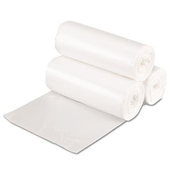 GEN High Density Can Liners, 16 gal, 7 mic, 24 in x 31 in, Natural, 50 Bags/Roll, 20 Rolls/Carton