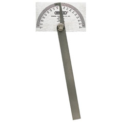 General Tools Stainless Steel Protractors, 6 in, Square Head