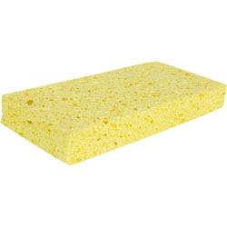 Genuine Joe Cellulose Sponges 24/Carton, Cellulose, Yellow